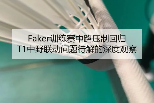 Faker训练赛中路压制回归 T1中野联动问题待解的深度观察